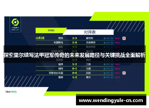 探索里尔续写法甲冠军传奇的未来发展路径与关键挑战全面解析